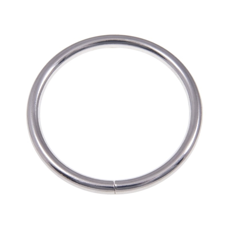 METAL RING 70/6 MM   NICKEL  WIRE 100 PCS