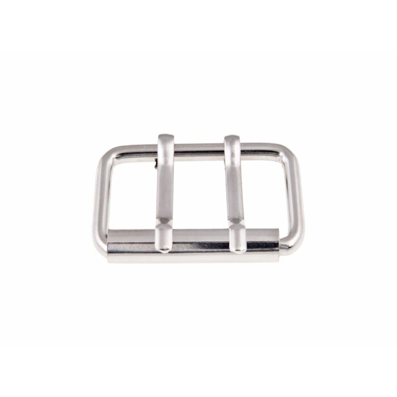 METAL ROLLER BUCKLE DOUBLE 40/30/4 MM NICKEL WIRE 100 PCS