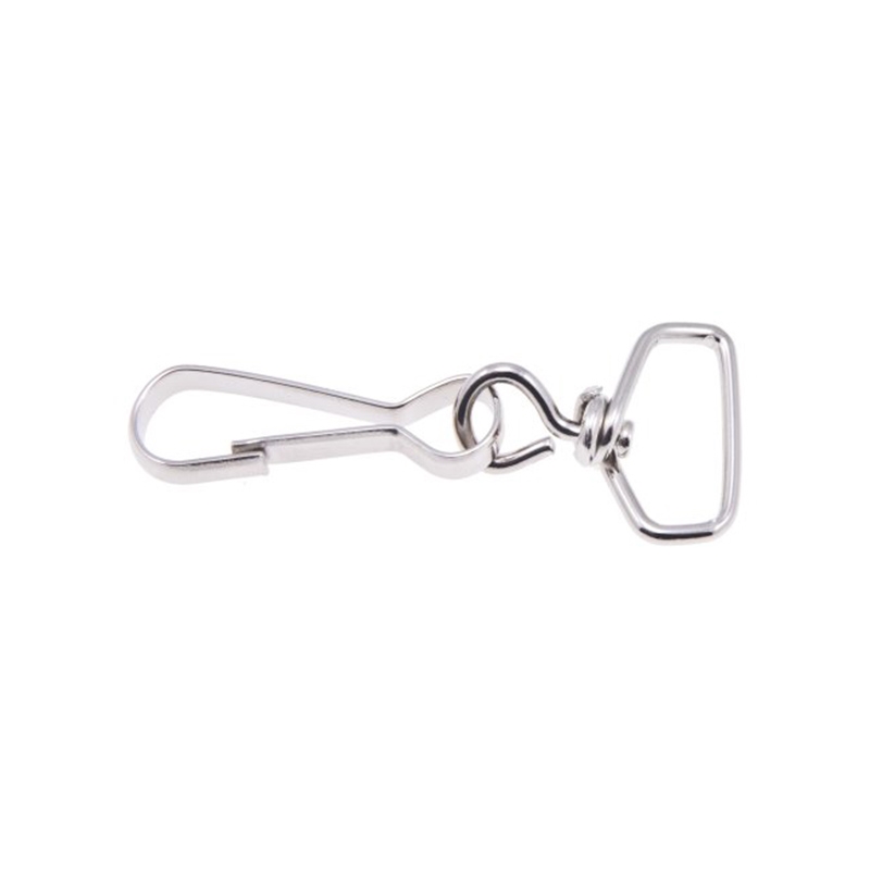 METAL SNAP HOOK 20 MM NICKEL 100 PCS