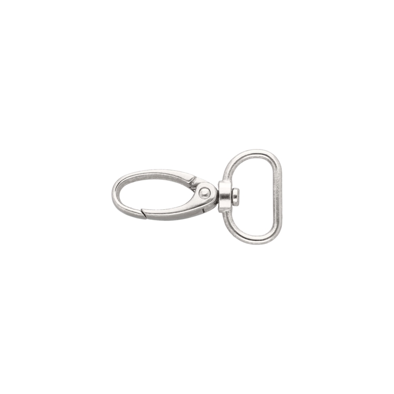 METAL SNAP HOOK 20 MM NICKEL 100 PCS