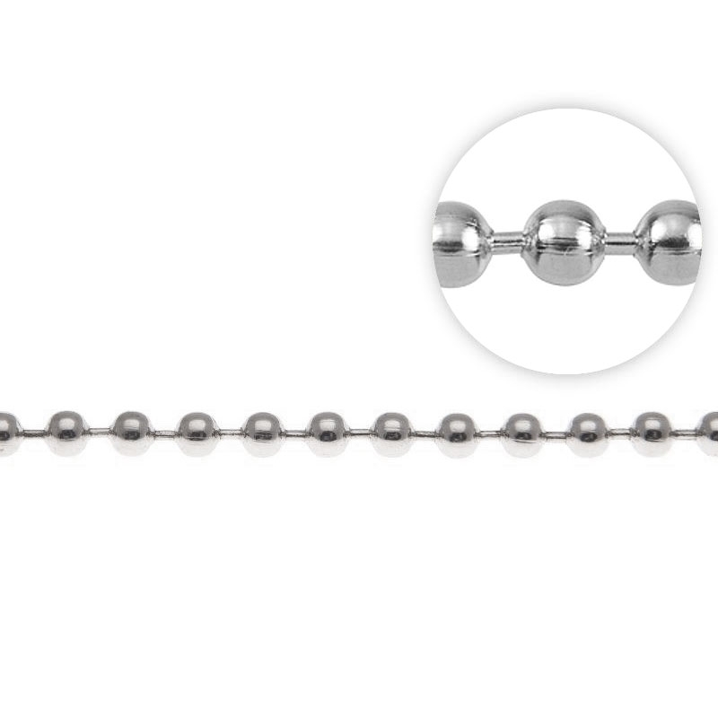 Kugelkette 4 mm nickel