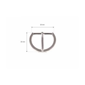 Klamra metalowa 25 mm rf-563 nikiel