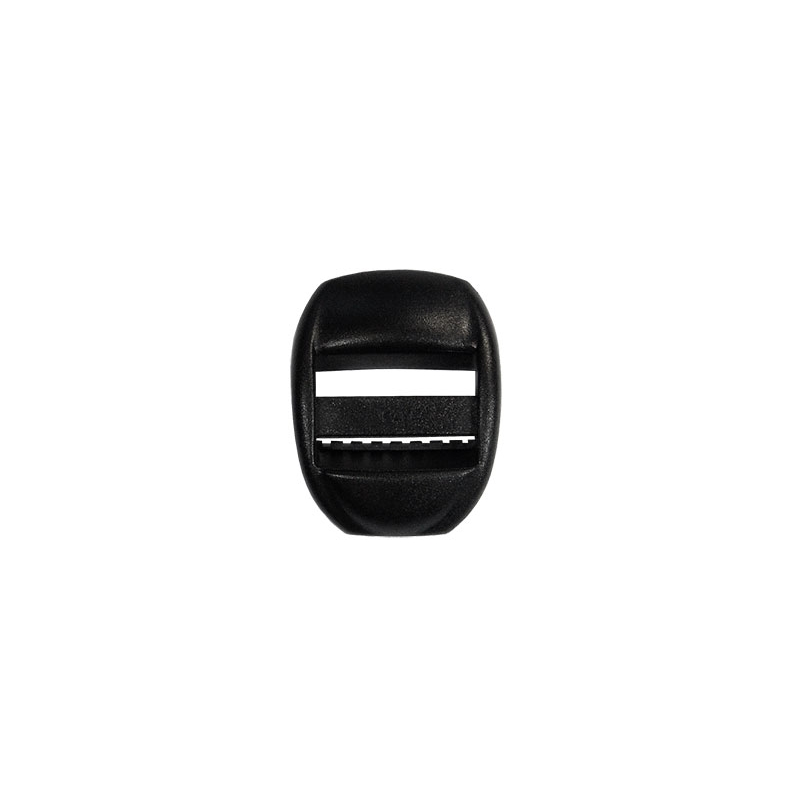 Plastic slide buckle 20 mm zoja black 100 pcs