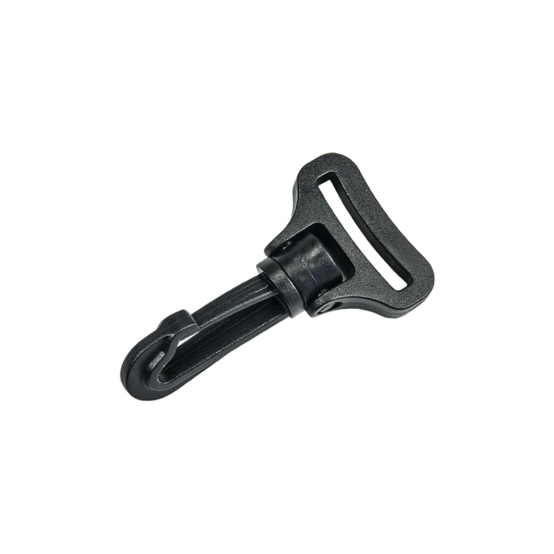 Plastic swivel snap hook 32 mm roch black 100 pcs