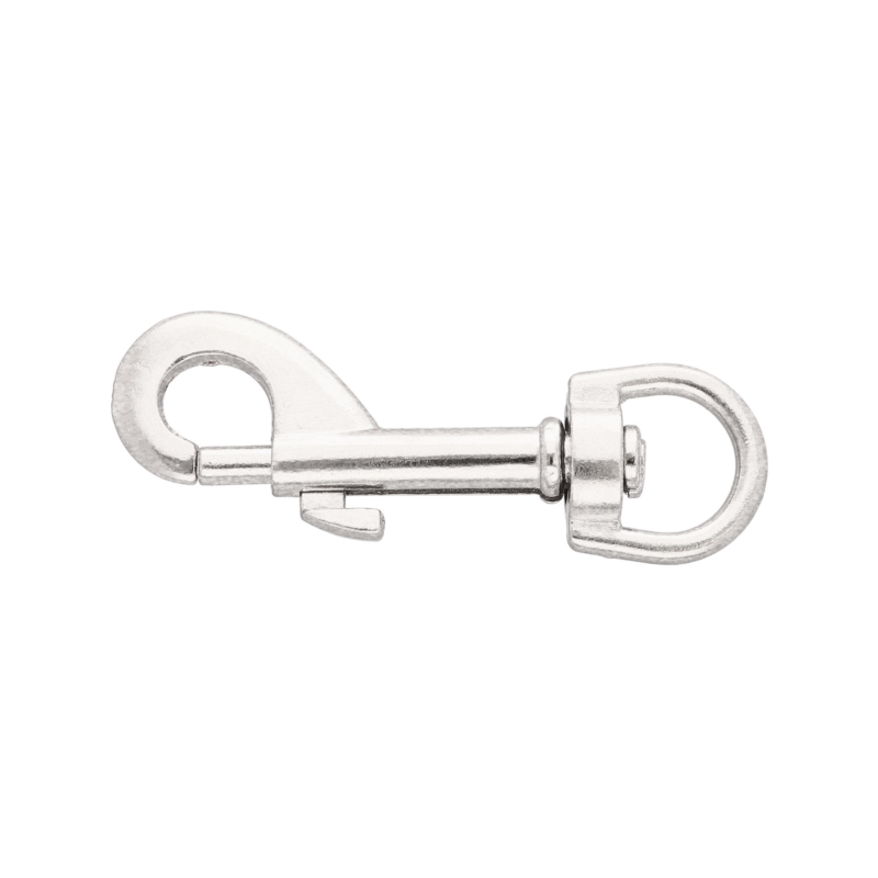 METAL SNAP HOOK 13 MM MILO  NICKEL 1 PCS