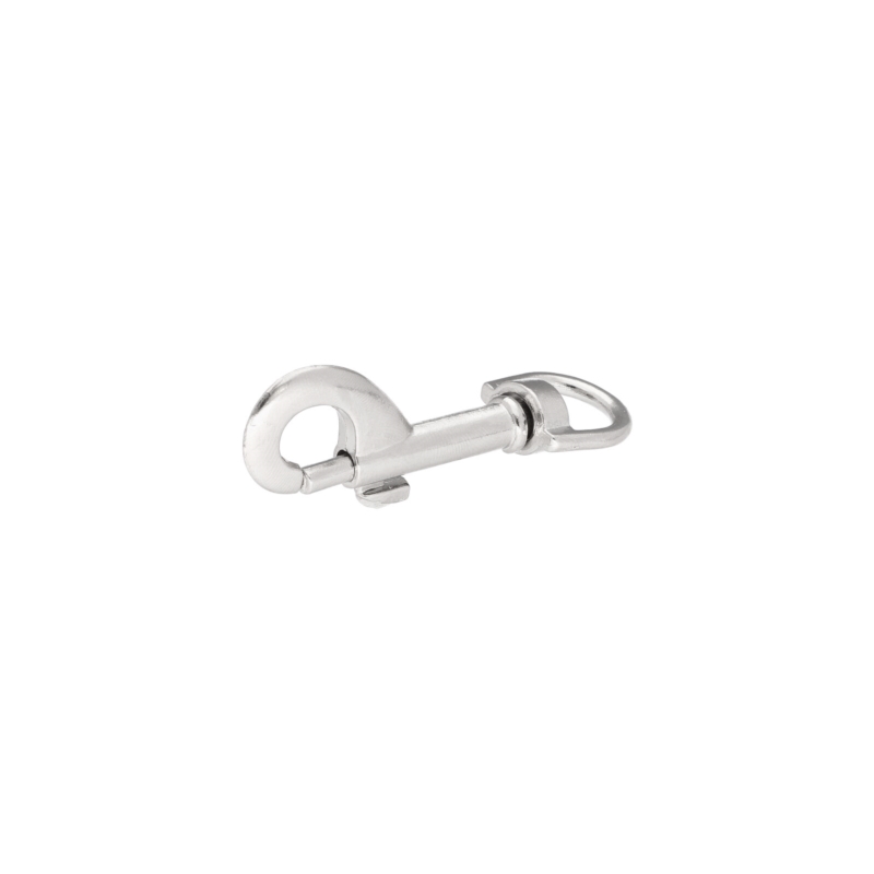 METAL SNAP HOOK 13 MM MILO  NICKEL 1 PCS