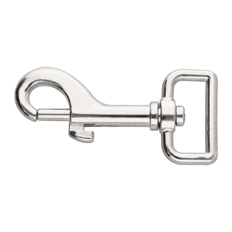 METAL SNAP HOOK 26 MM MELA  NICKEL 1 PCS