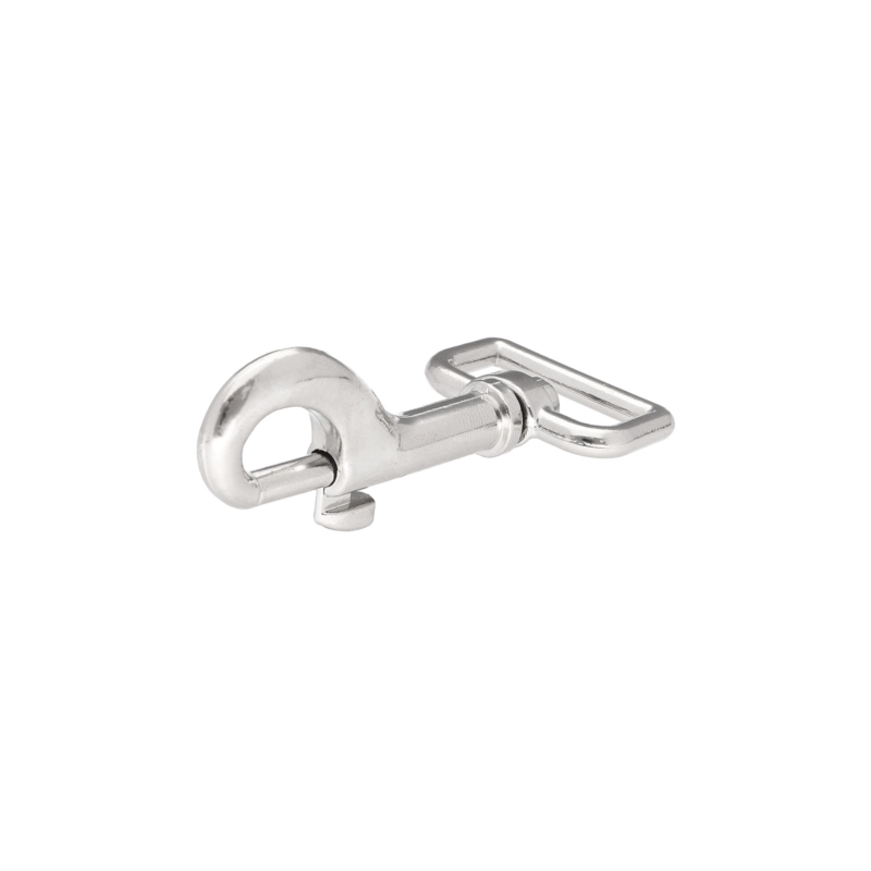 METAL SNAP HOOK 26 MM MELA  NICKEL 1 PCS