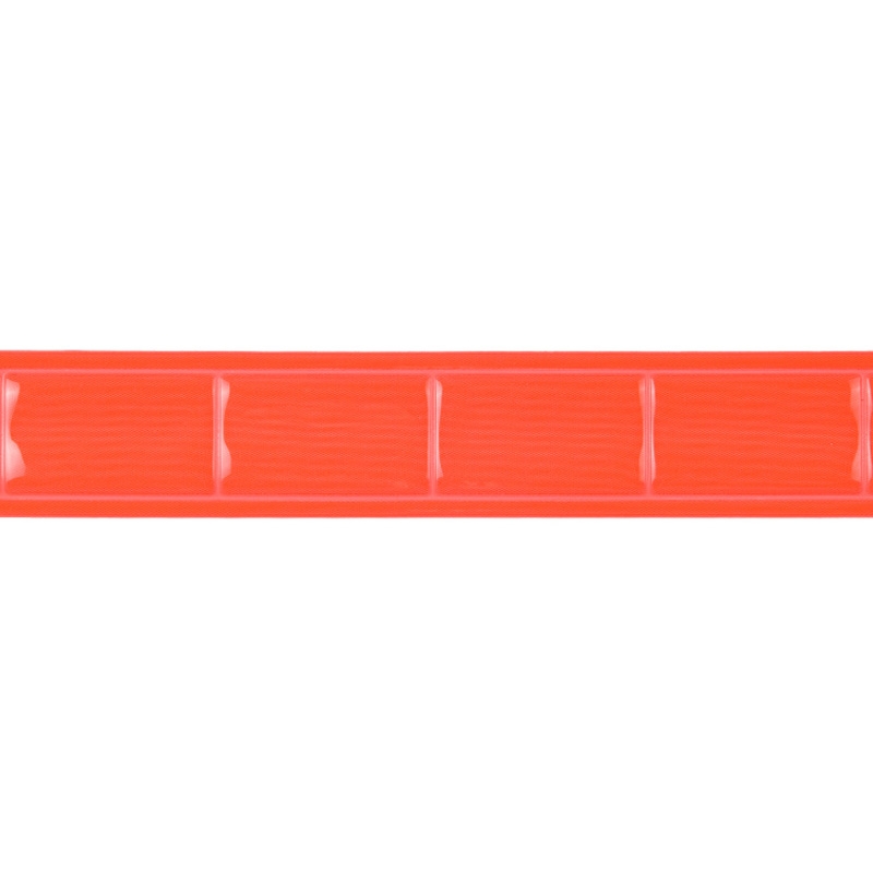 Reflective webbing tape 20 mm orange 50 mb