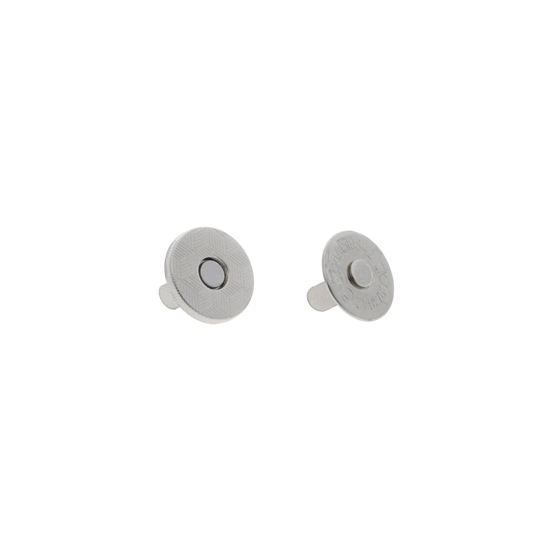 Magnetic button round 14/14 mm nickel 200 pcs