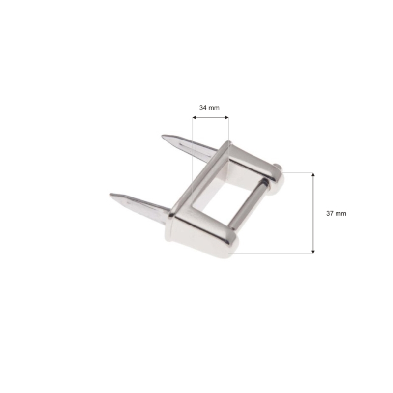 Metal holder for handle nickel 1 pcs