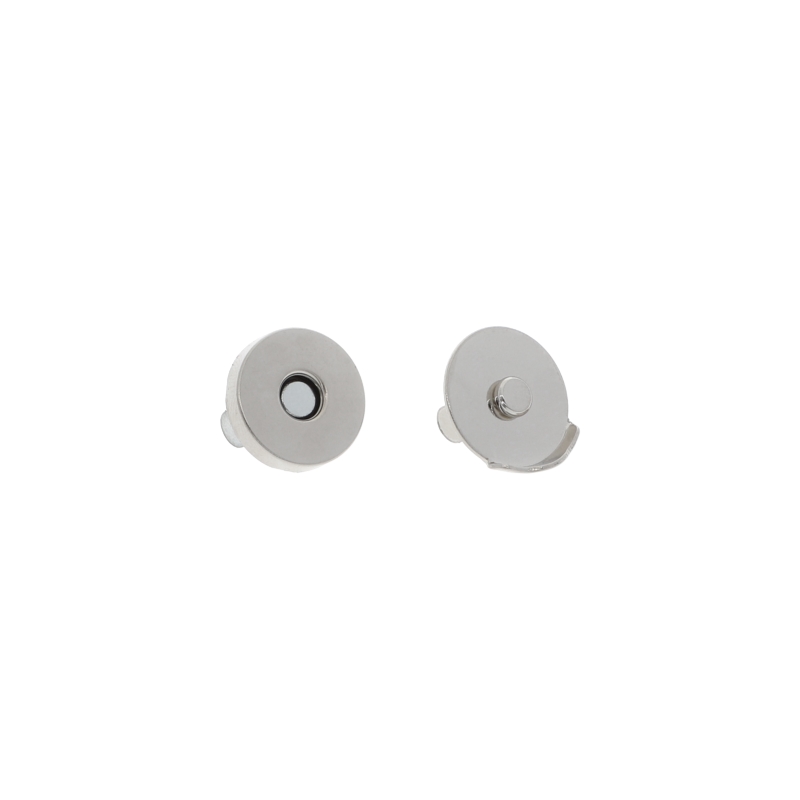 Magnetic button round 14/14 mm nickel 200 pcs