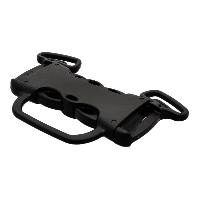 PLASTIC BUCKLE DOUBLE 25 MM 5-WAY TEKLA&nbsp2     BLACK 1   PCS