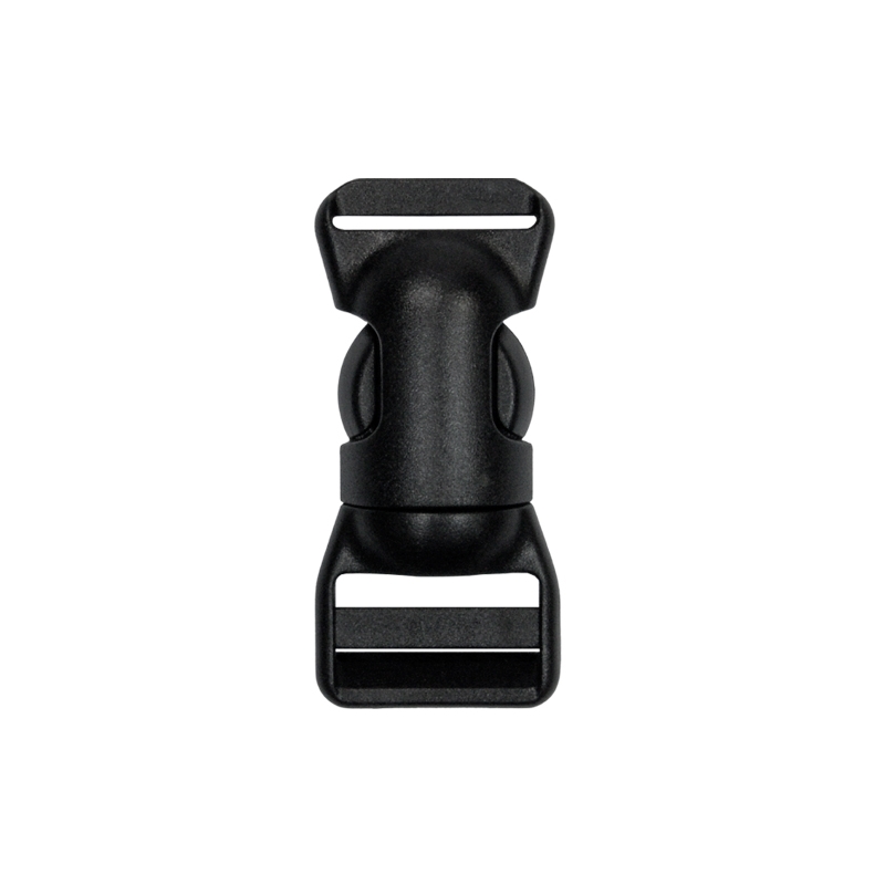 Plastic buckle 25 mm black 1 pcs