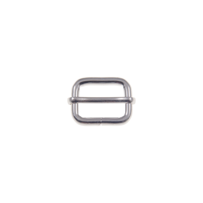 METAL SLIDE BUCKLE 20/17/4 MM NICKEL WIRE 100  PCS