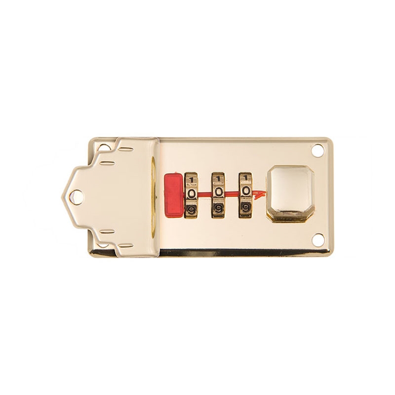 Briefcase lock 66/33 mm 0145 gold 1 pcs