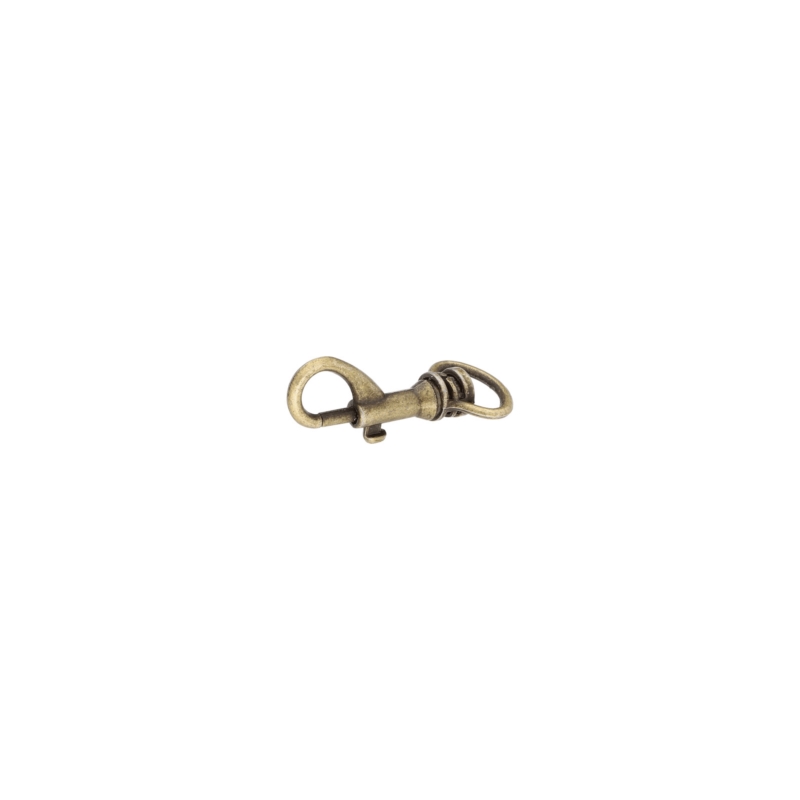 KARABINERHAKEN BCK-H006 13 MM IWO   ALTGOLD 100  ST.