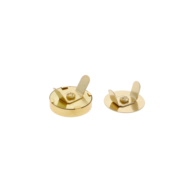 Rundes magnet 18/18 mm gold 100 st.