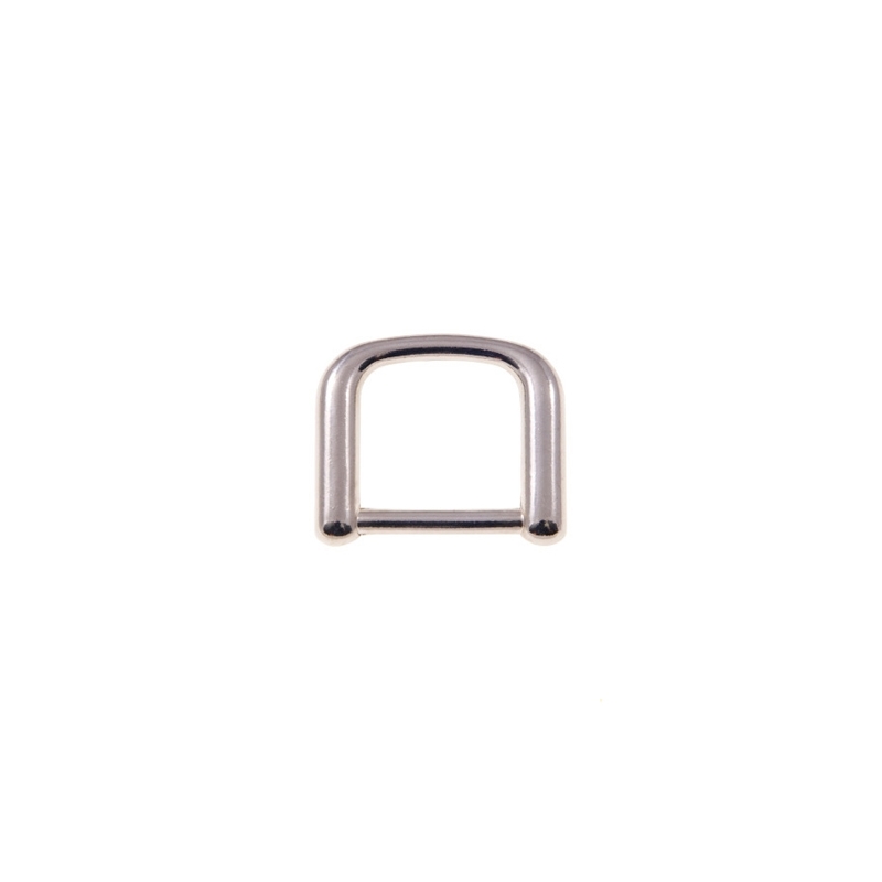 METAL D-RING 20/18/4 MM NICKEL CAST 100 PCS