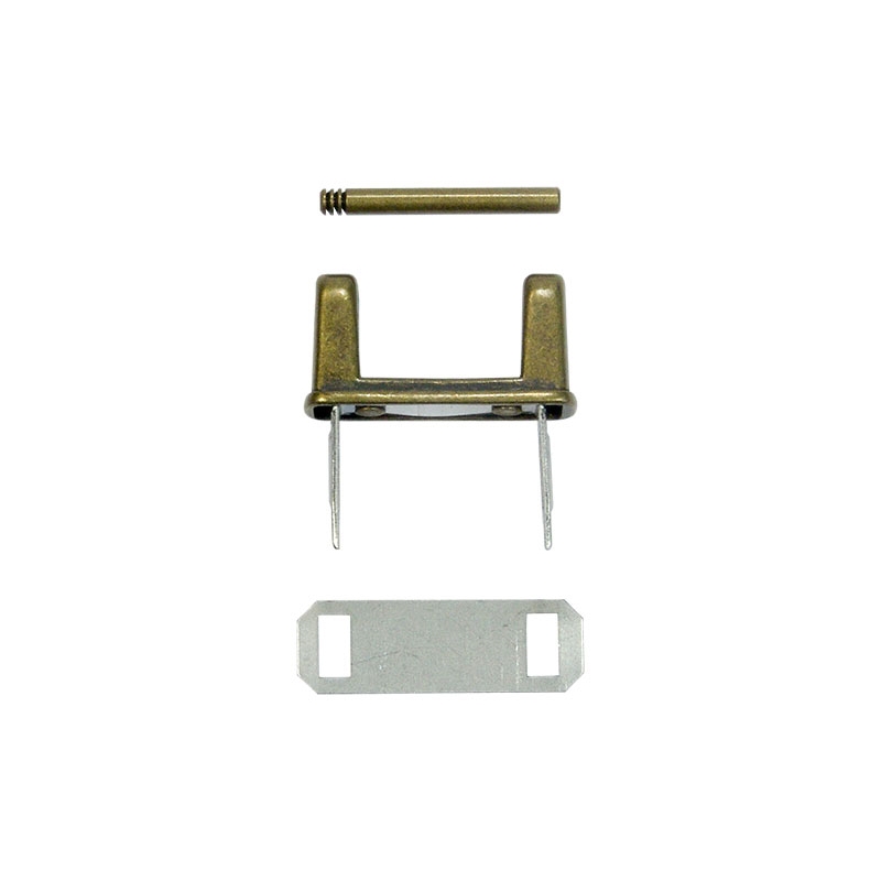 Metal holder for handle old gold 1 pcs