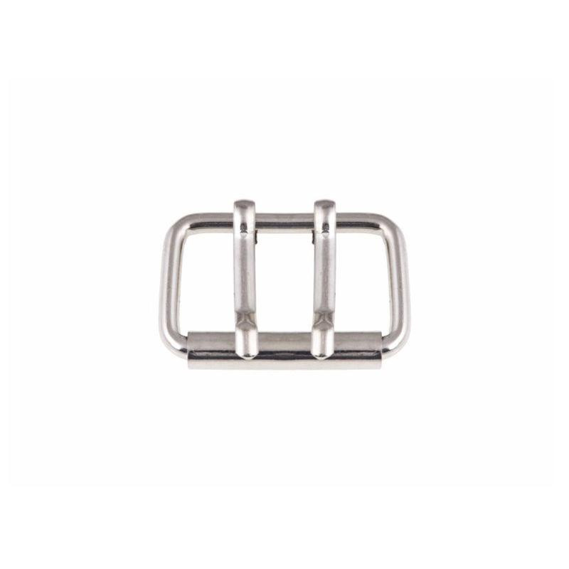 METAL ROLLER BUCKLE DOUBLE 35/20/4 MM NICKEL WIRE 100 PCS