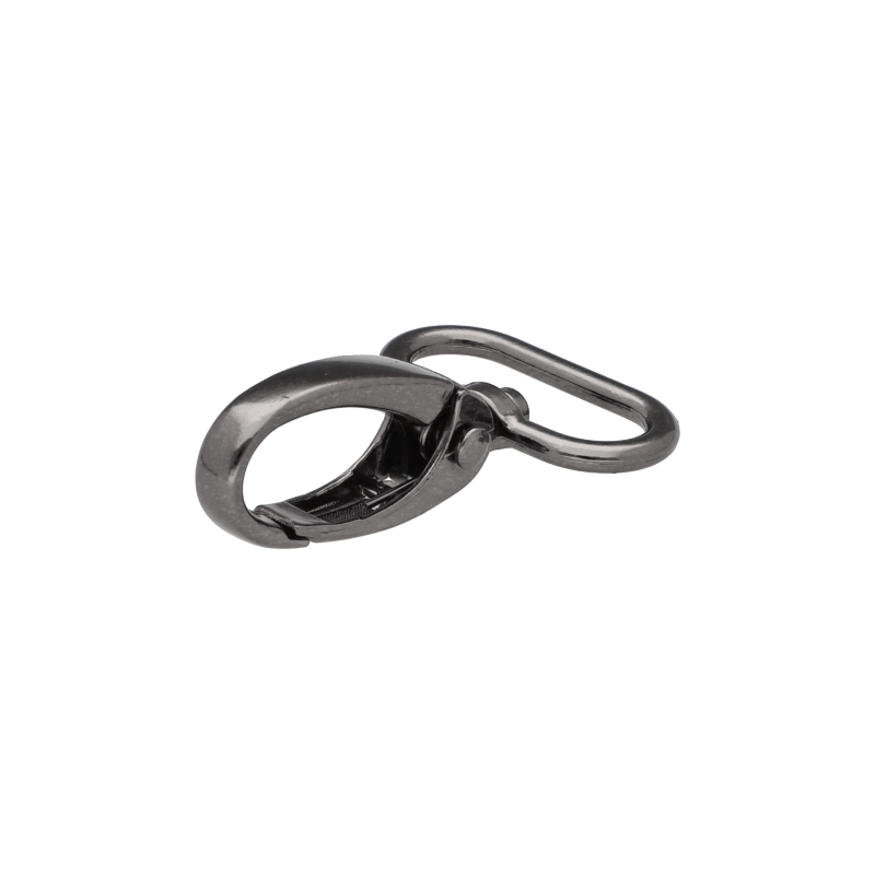 METAL SNAP HOOK 25 MM BLACK NICKEL 1    PCS