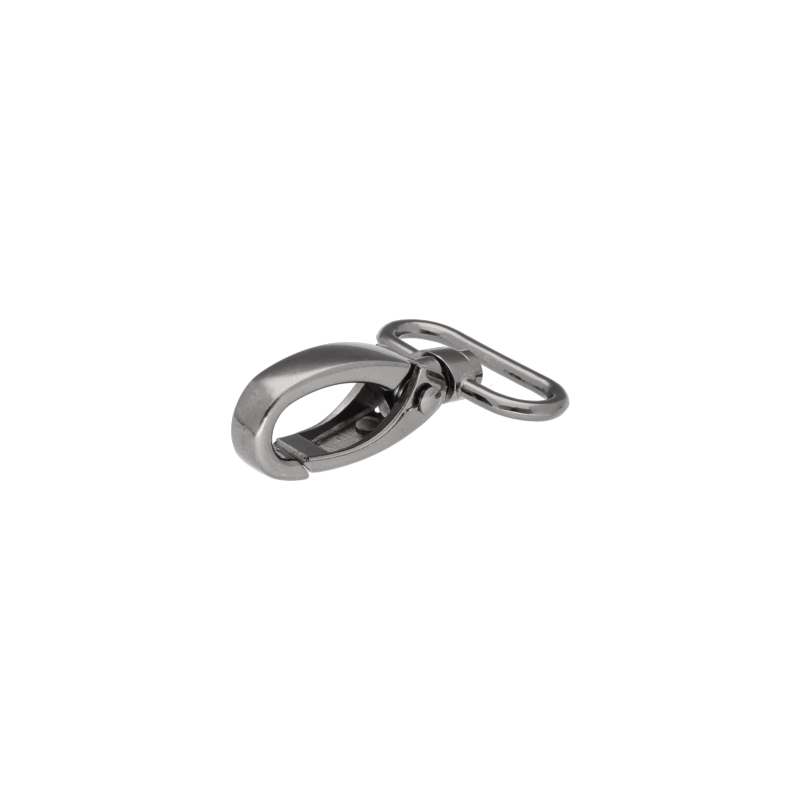 METAL SNAP HOOK 32 MM BLACK NICKEL 1  PCS