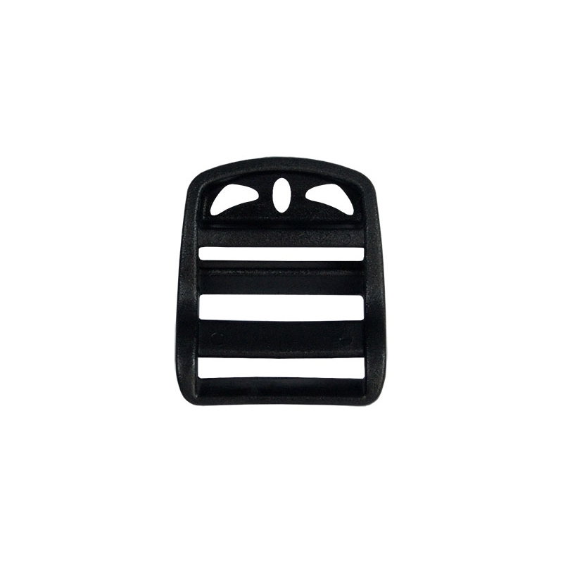 Plastic slide buckle 25 mm black 100 pcs