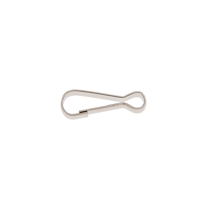 METAL SNAP HOOK&nbsp6x34 MM RON  NICKEL 500     PCS