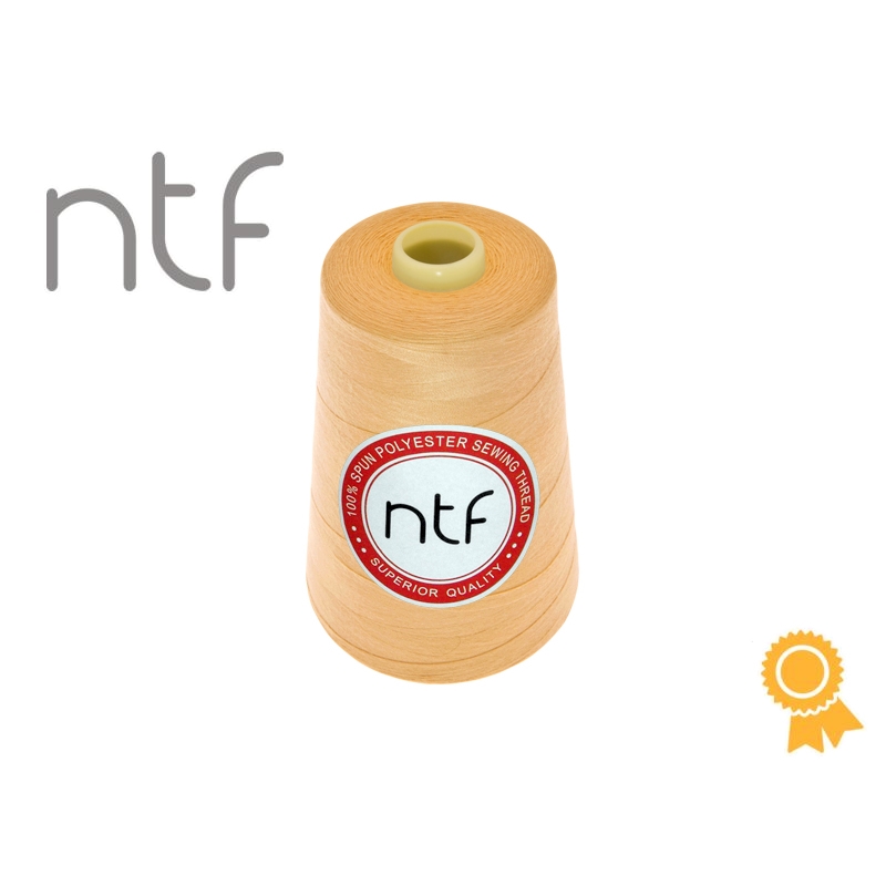 POLYESTER THREADS NTF 40/2PEACH-YELLOW A519 5000 YD