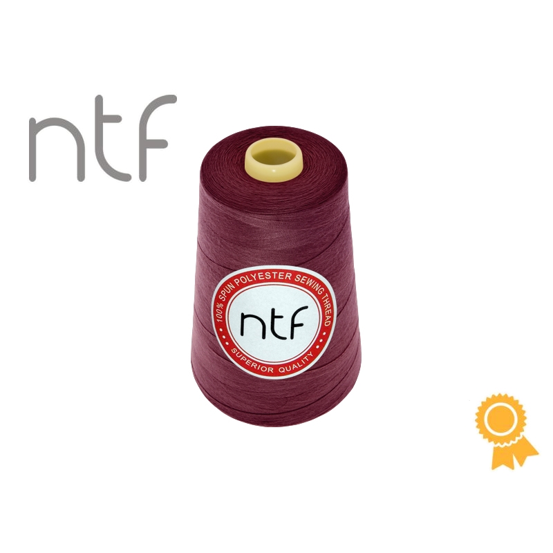 НИТКИ ПОЛИЭСТЕРОВЫЕ NTF 120 (40/2) ФИОЛЕТОВЫЕ A638 5000 YD