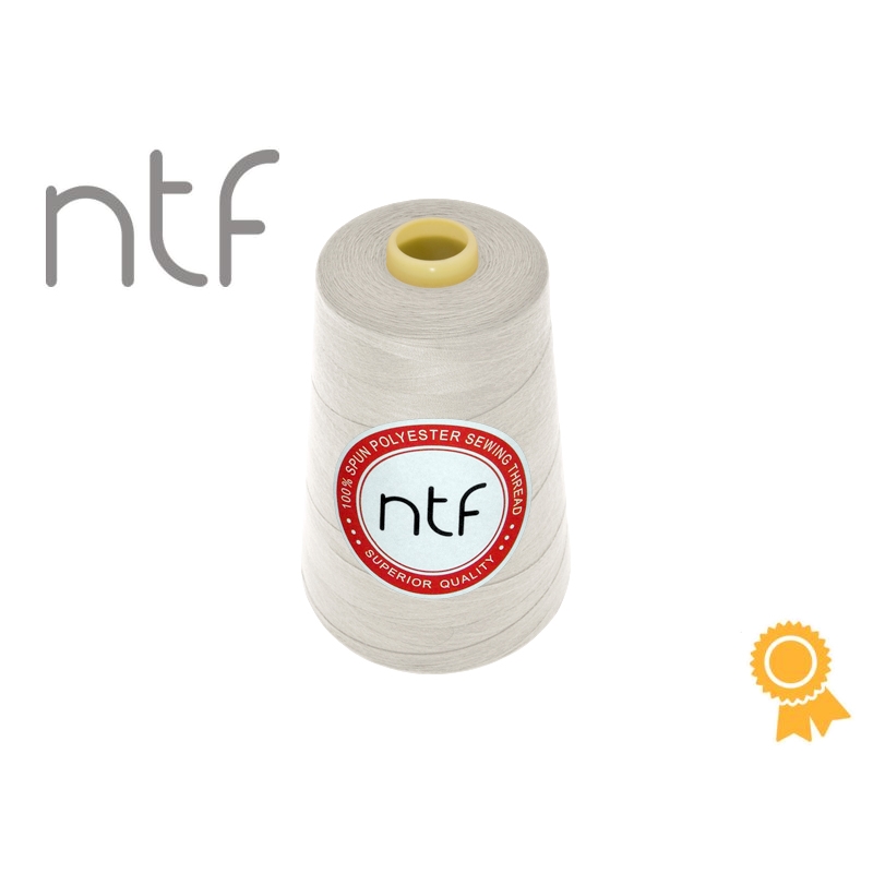 POLYESTER THREADS NTF 40/2WHITE-GREY A677 5000 YD