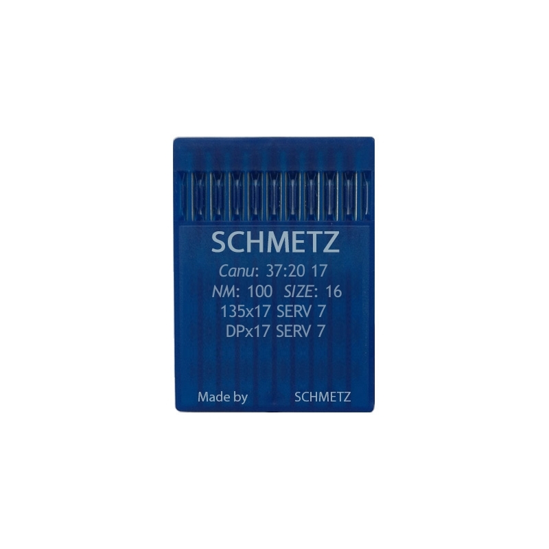 ИГЛА ШВЕЙНАЯ ДЛЯ МАШИН ПРОМЫШЛЕННЫХ ГОЛОВКИ SCHMETZ 135X17 SERV7 100 100 ШТ.