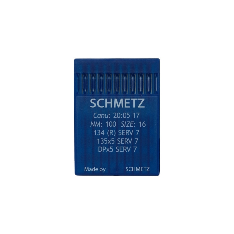 NEEDLE FOR LOCKSTITCH SEWING MACHINE SCHMETZ 135X5 SERV7 100 100 PCS