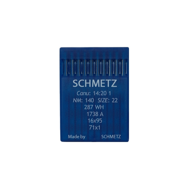 NEEDLE FOR LOCKSTITCH SEWING MACHINE SCHMETZ 287 WH 140 100 PCS