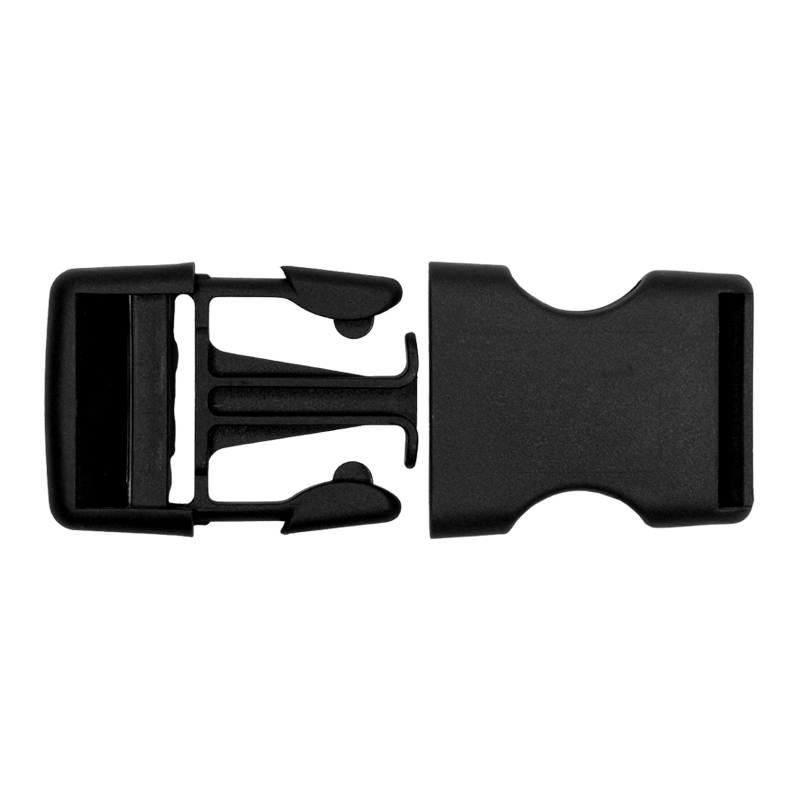 Plastic buckle 30 mm laura black 100 pcs