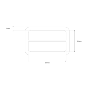 Regulator metalowy 25/20/3 mm stare złoto drut