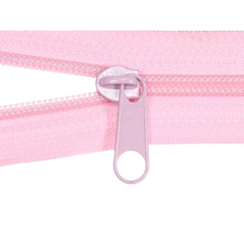 SLIDER FOR NYLON ZIPPER TAPES 5 NON LOCK PINK 513 100/500 PCS