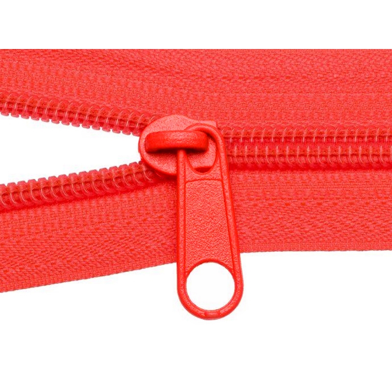 SLIDER FOR NYLON ZIPPER TAPES 5 NON LOCK ORANGE 1002 100/500 PCS