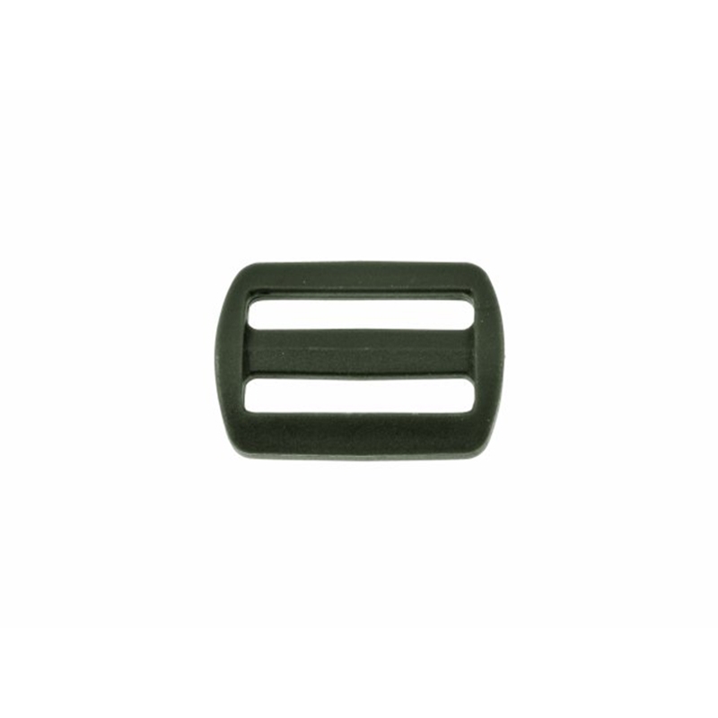 Plastic slide buckle 30/16 mm leon olive 100 pcs