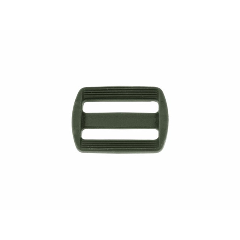 Plastic slide buckle 30/16 mm leon olive 100 pcs