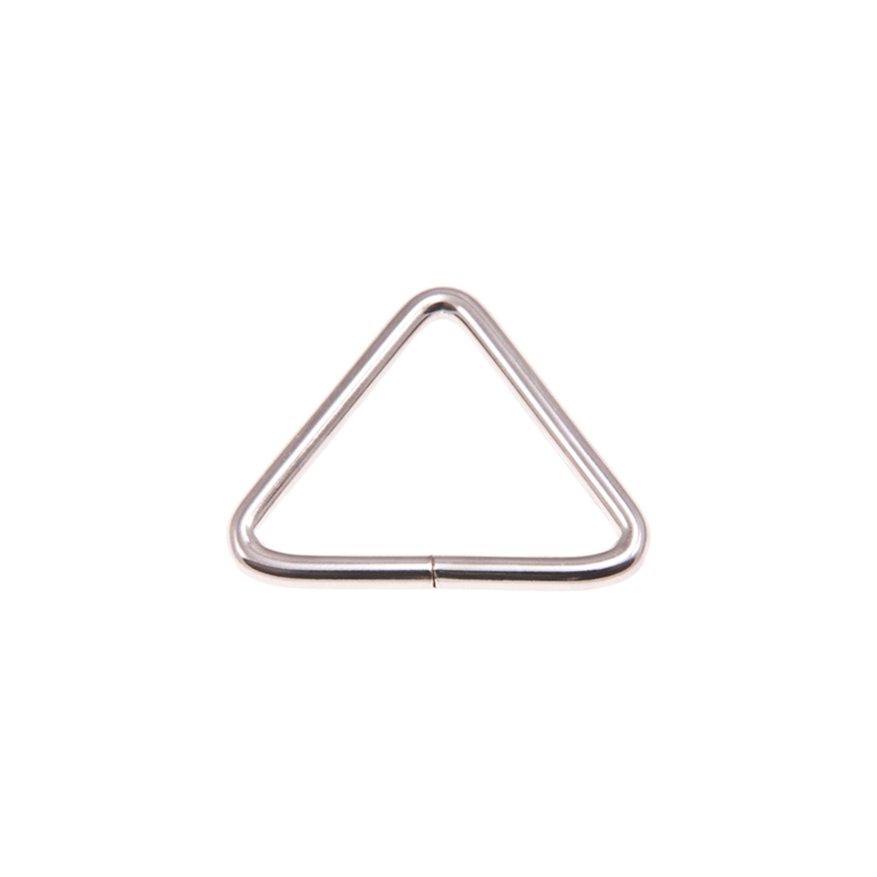 METAL TRIANGLE 40/30/4 MM NICKEL WIRE 100 PCS