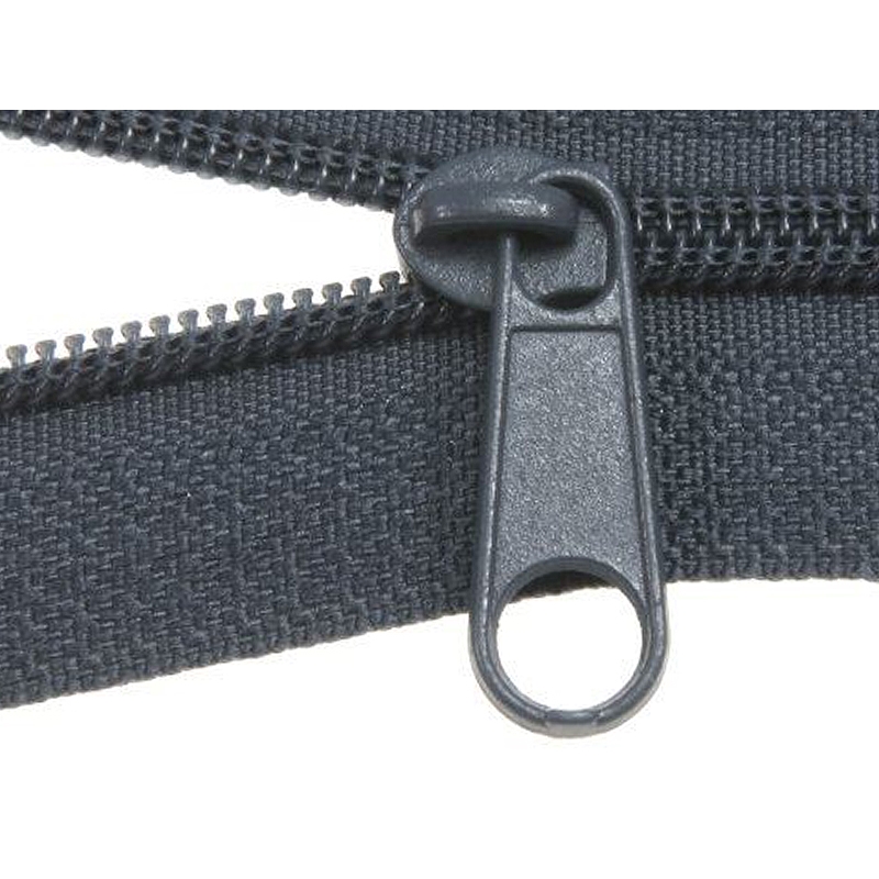 SLIDER FOR NYLON ZIPPER TAPES WITH CORD 3 NON LOCK GREY 100/500 PCS