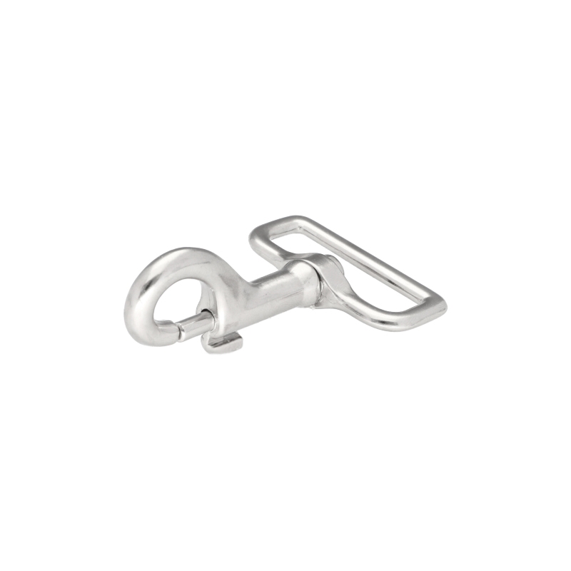 METAL SNAP HOOK 38 MM  MELA NICKEL 1   PCS