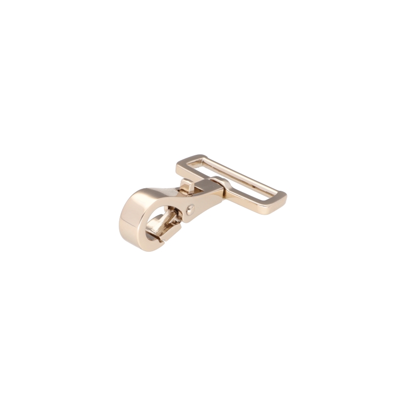 EXTRA SHINING METAL SNAP  HOOK YME0345(0272) 31 MM  ZYGMUNT LIGHT GOLD 1 PCS