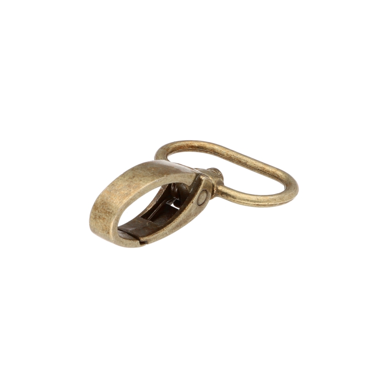 METAL SNAP  HOOK 0037 25  MM OLD GOLD 1  PCS