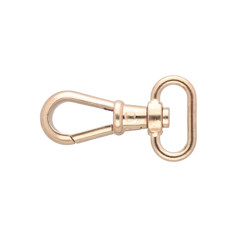 METAL SNAP HOOK RF-877 25  MM CYPRIAN LIGHT    GOLD 1 PCS