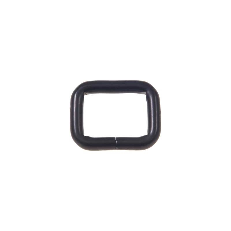 EXTRA MATT METAL FRAME 27/20/6 MM MATT BLACK WIRE 1 PCS