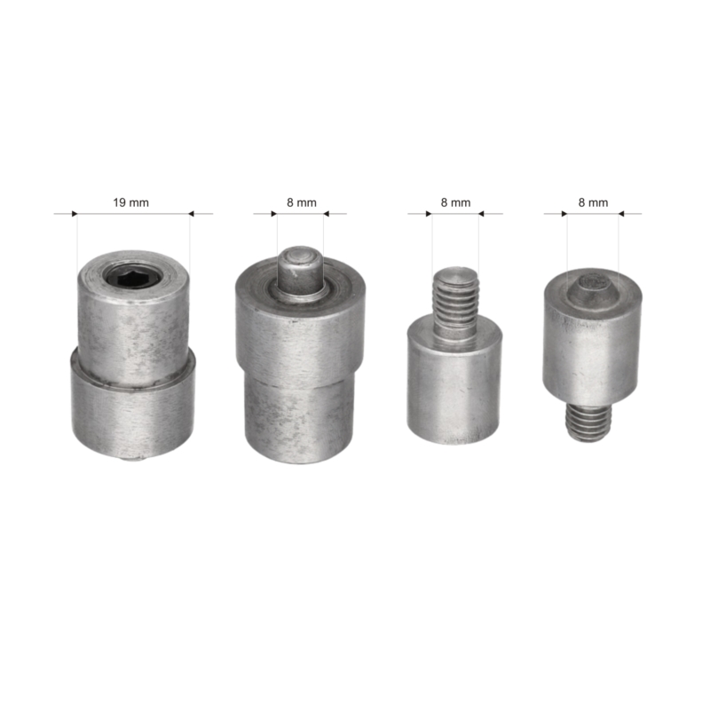 FIXING SET   FOR STAINLESS METAL EYELET 8/17/8 MM SET