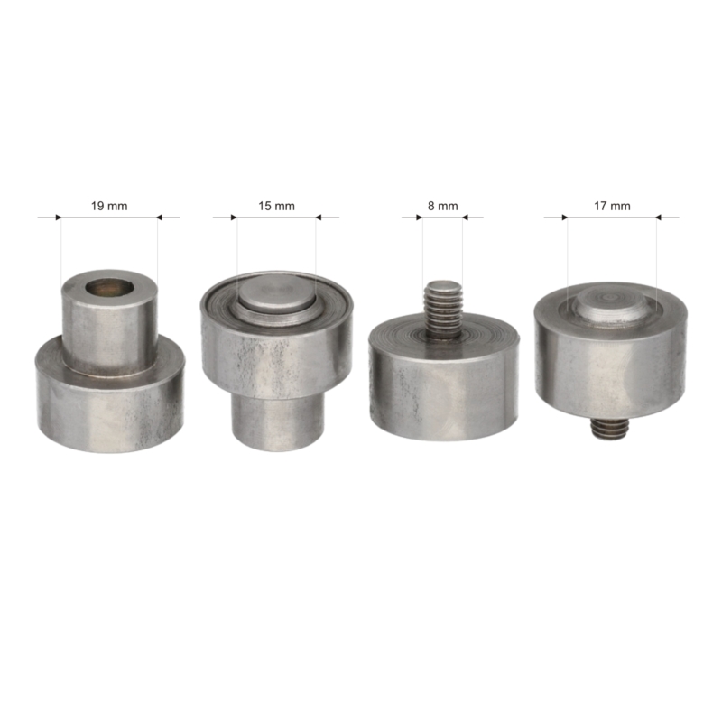 FIXING SET  FOR STAINLESS METAL EYELET 15,5/28/9,5 MM SET